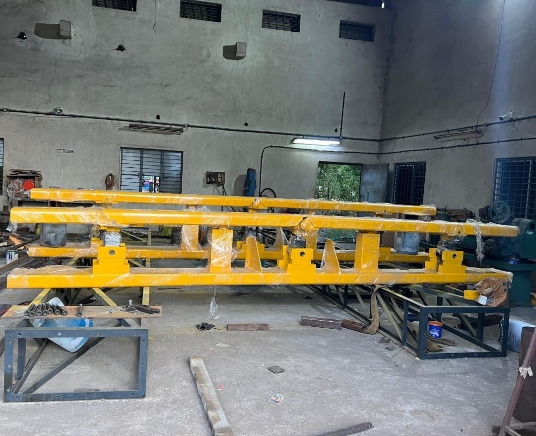 Heavy Steel Structural Frame & Modular Base Assembly